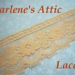 1 Yard Of 2 Inch Peach Chantilly Lace Trim For..